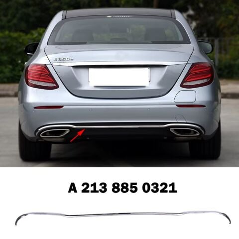 Mercedes C Serisi W206 Tampon Çıtası Arka Orta Siyah Amg 2021 | ITHAL A2068856303