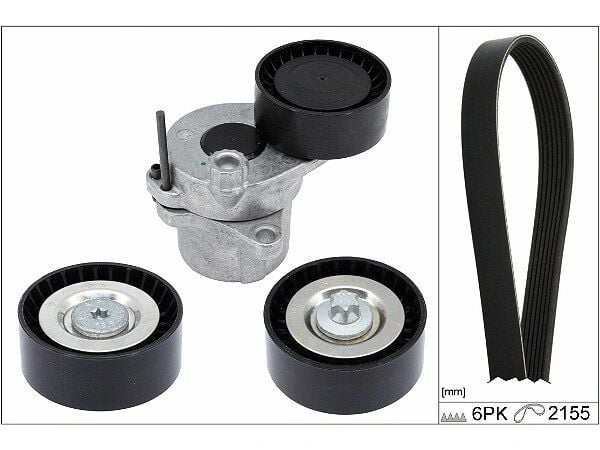 Mercedes C Serisi W204 C 250 CDI 4MATIC V Kayış Seti | INA 529 0479 10