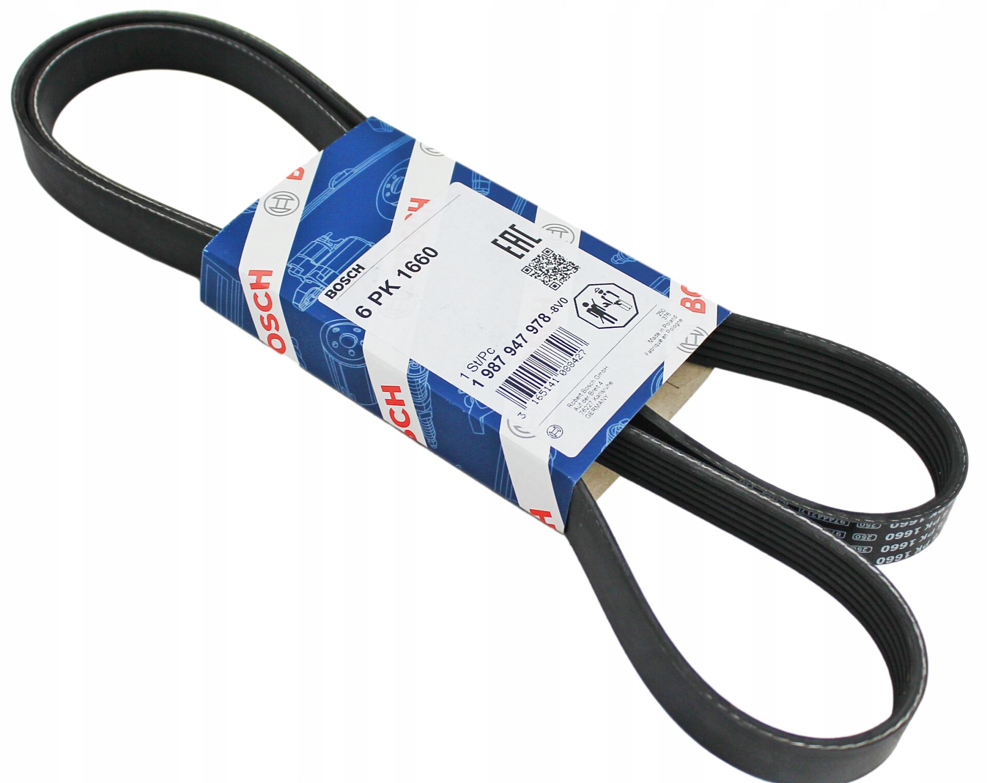 BMW 3 Serisi F30 B47 V Kayışı 6PK1660 | BOSCH 1987947978