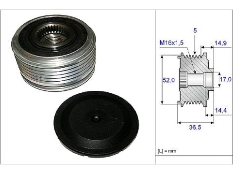 Mercedes A Serisi W169 A 200 Alternatör Kasnağı | INA 535 0129 10