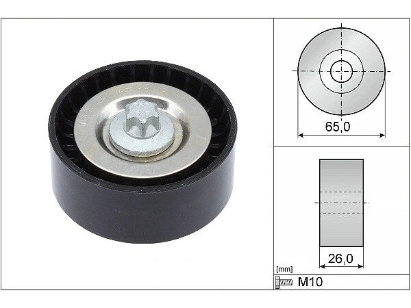 Mercedes E Serisi W212 E 220 BlueTEC V Kayış Gergi Rulmanı | INA 532 0570 10