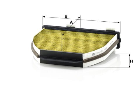 Mercedes C Serisi W204 C 63 AMG Black Series M156 Polen Filtresi | MANN FP29005