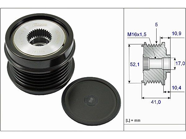 Mercedes A Serisi W176 A 180 BlueEFFICIENCY Alternatör Kasnağı | INA 535 0272 10