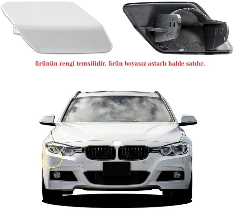 BMW F30 Sağ Far Yıkama Kapağı M Tampon | ITHAL 51118056614