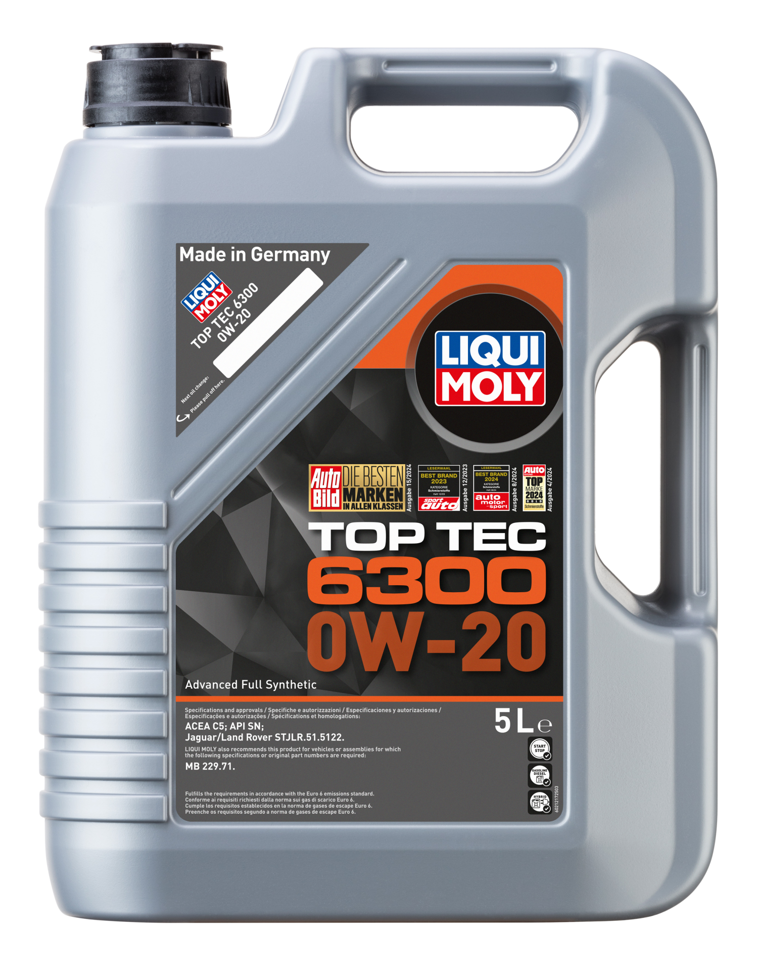 Liqui Moly Top Tec 6300 0W-20 (LQM-21217)