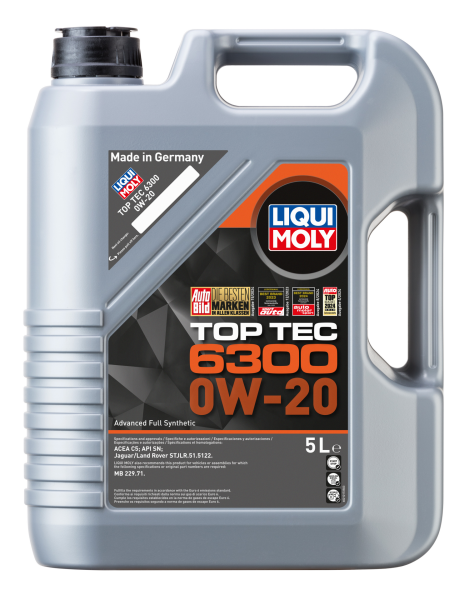 Liqui Moly Top Tec 6300 0W-20 (LQM-21217)
