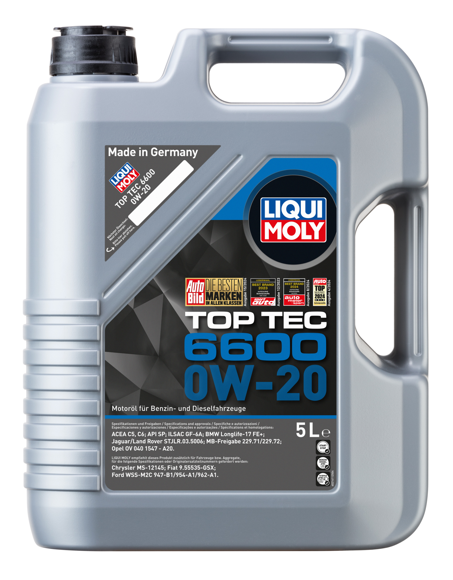 Liqui Moly Top Tec 6600 0W-20 5L (LQM-21411)
