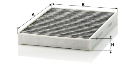 BMW 5 Serisi E39 540i M62 Polen Filtresi | MANN CUK 2736-2