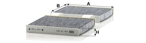 BMW X4 F26 M40 i N55 Polen Filtresi | MANN CUK 19004