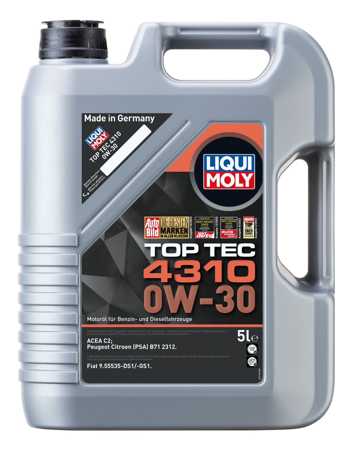 Liqui Moly Top Tec 4310 0W-30 Motor Yağı (LQM-2362)