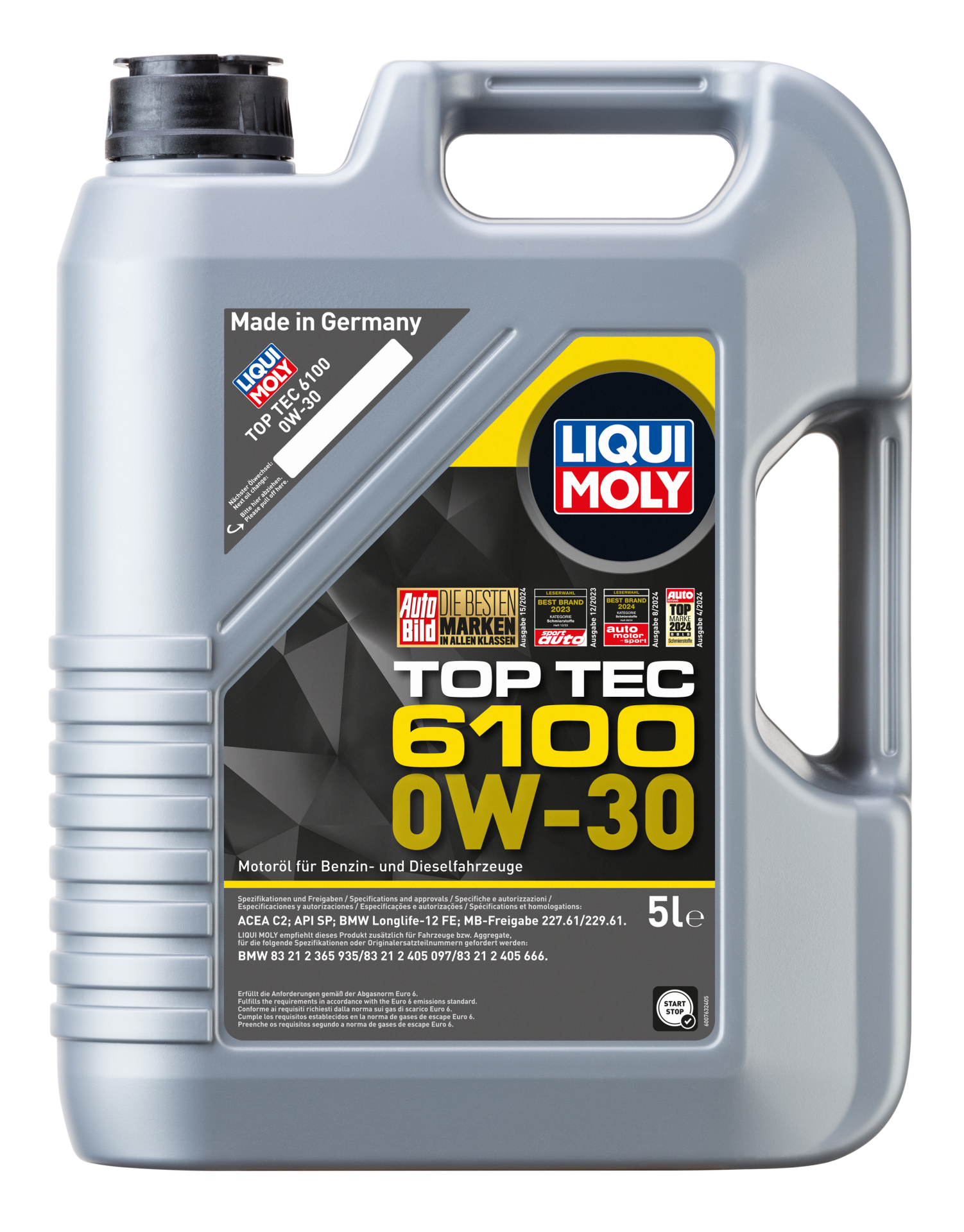 Liqui Moly Top Tec 6100 0W-30 Motor Yağı 5 Litre (LQM-20779)