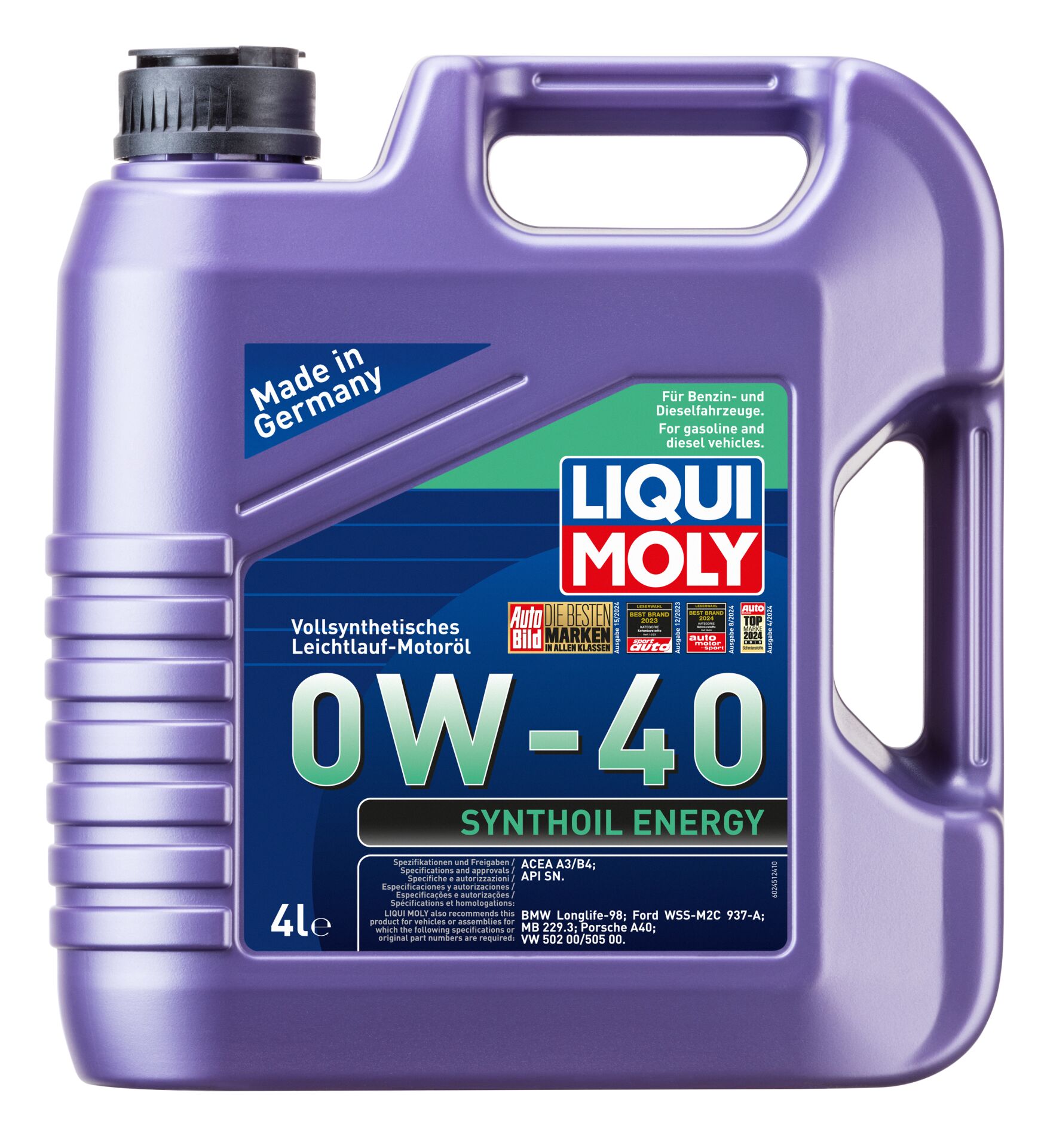 Liqui Moly Synthoil Energy 0W-40 Motor Yağı (LQM-2451)