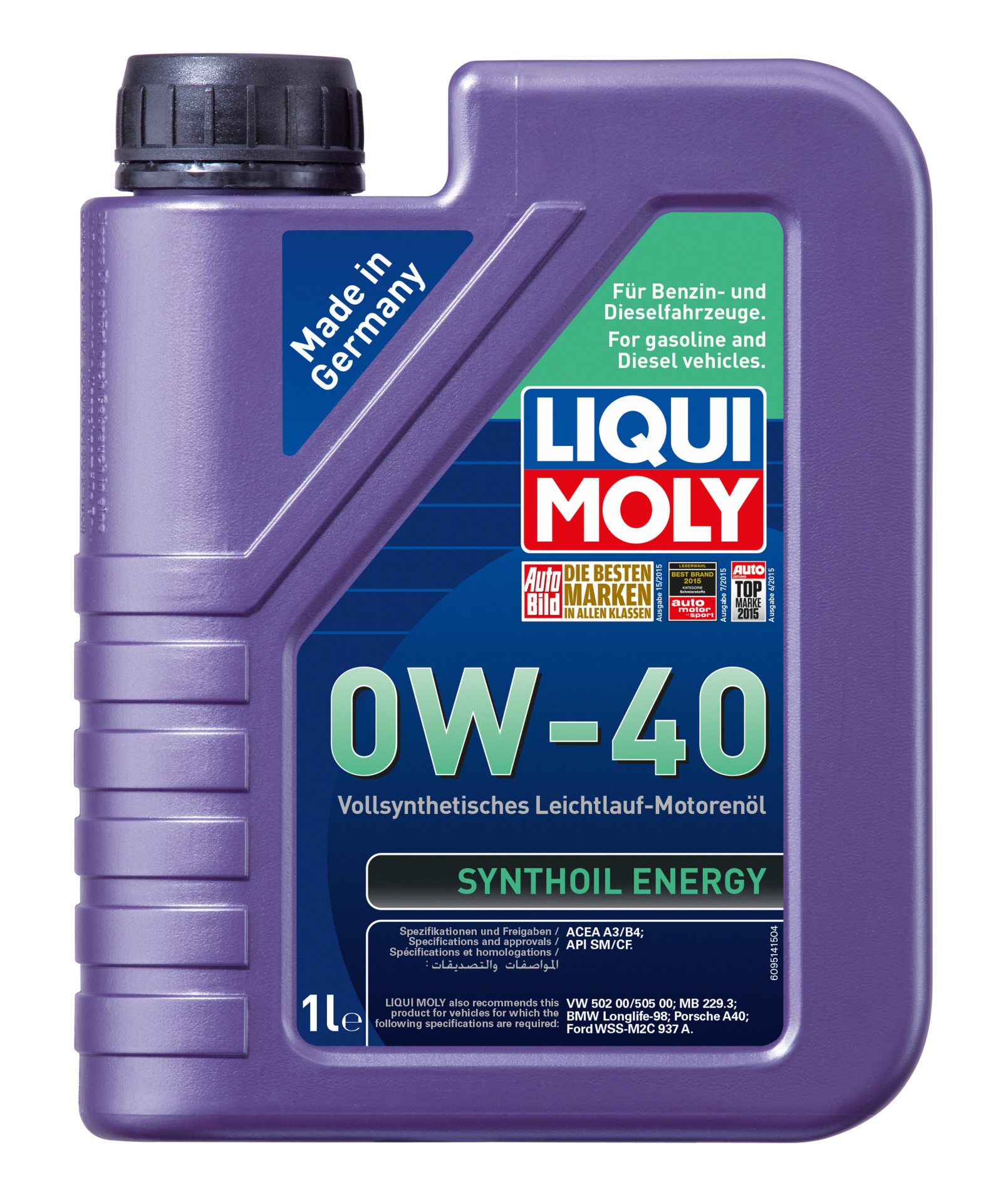 Liqui Moly Synthoil Energy 0W-40 (LQM-9514)