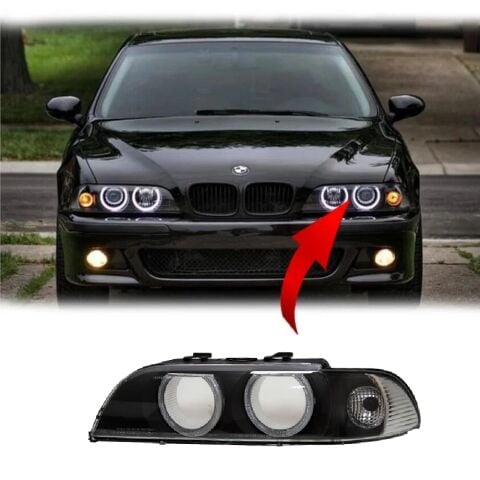 BMW 5 Serisi E39 Far Camı Sol Angelli 2001-03 | WENDER B A0391160L