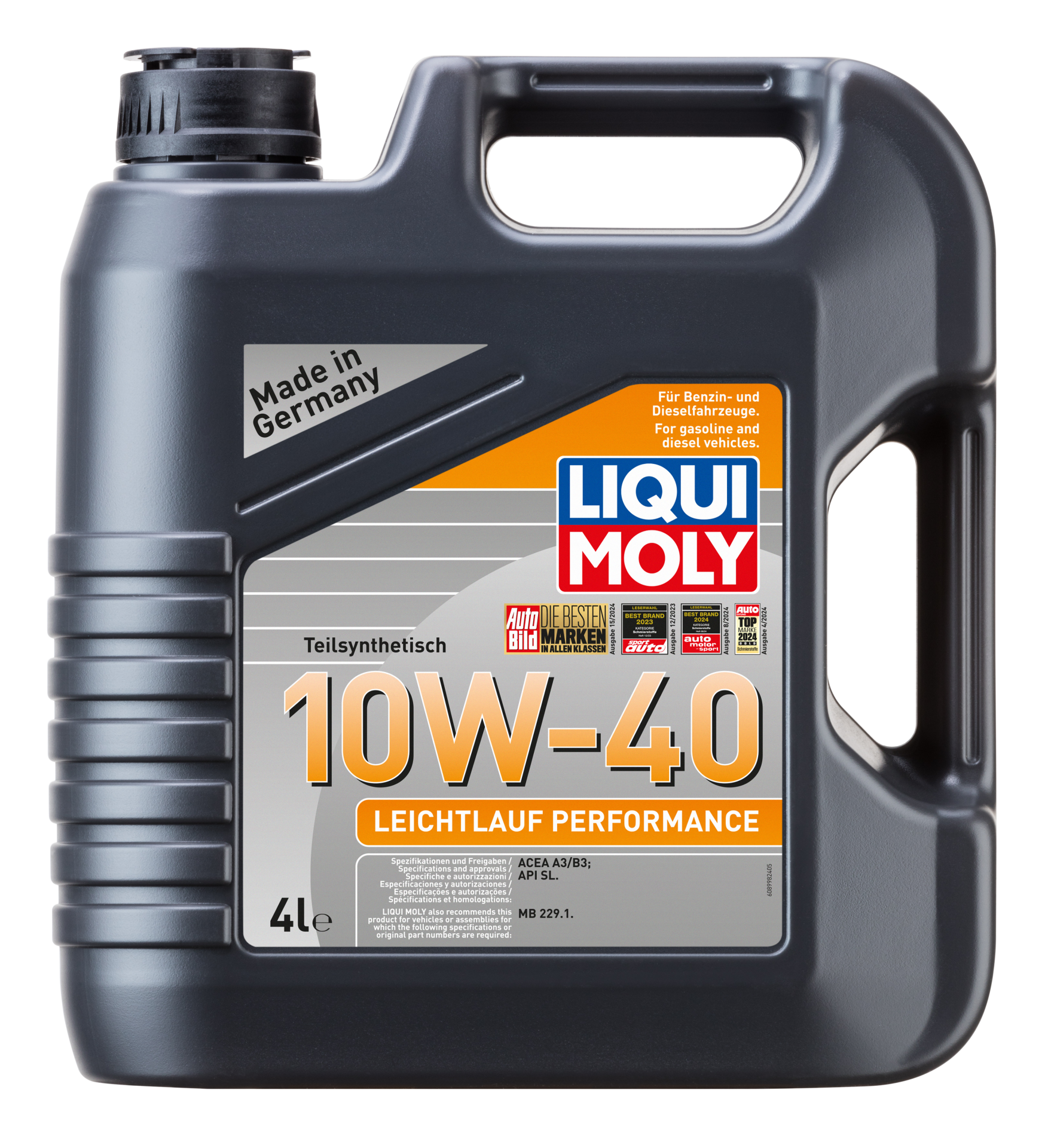 Liqui Moly Leichtlauf Performance 10W-40 Motor Yağı (LQM-8998)