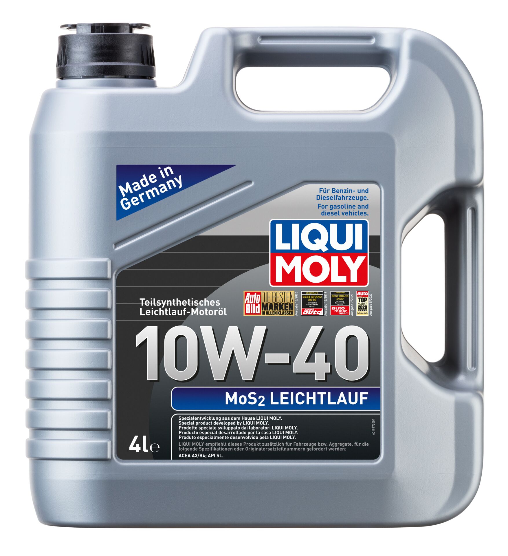 Liqui Moly MoS2 Leichtlauf 10W-40 Motor Yağı (LQM-6948)