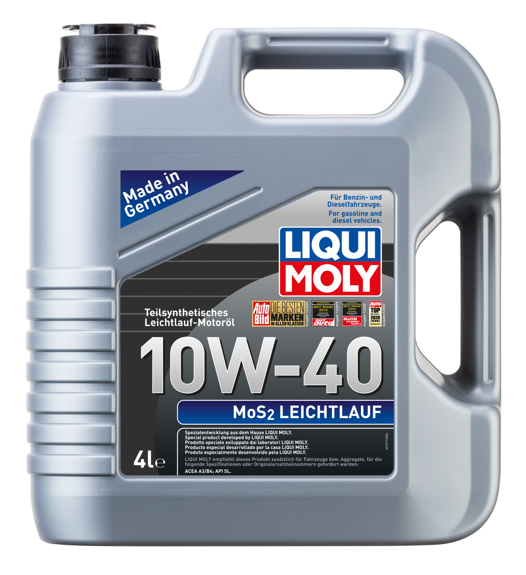 Liqui Moly MoS2 Leichtlauf 10W-40 Motor Yağı (LQM-6948)