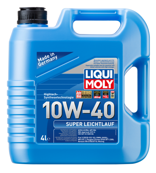 Liqui Moly Super Leichtlauf 10W-40 Motor Yağı (LQM-9504)