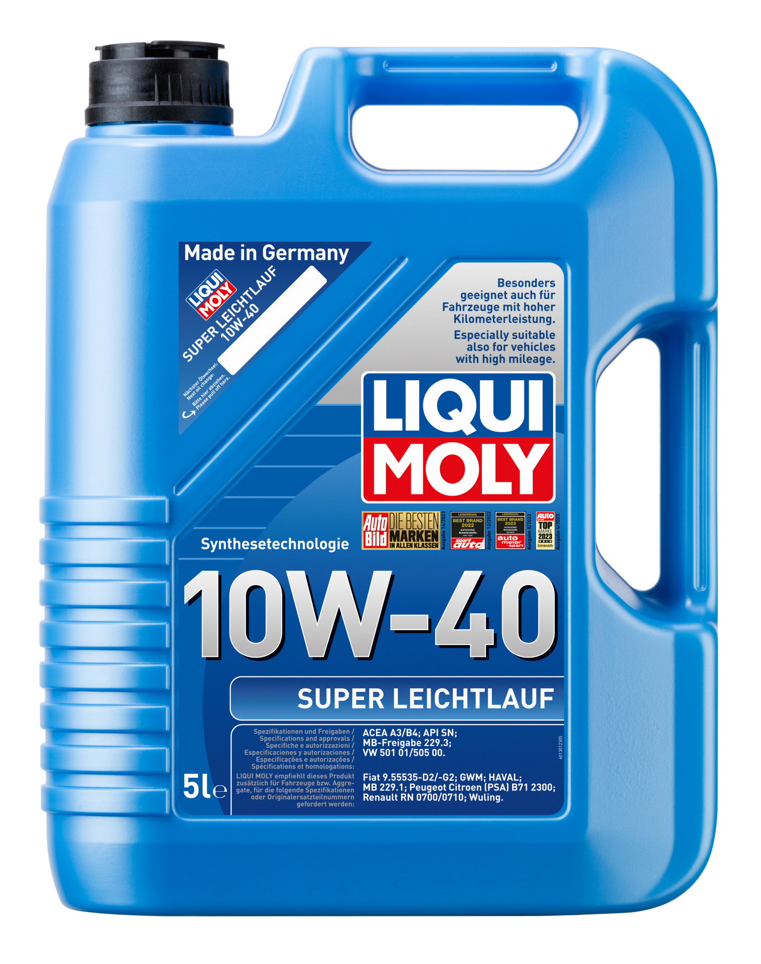 Liqui Moly Super Leichtlauf 10W-40 Sentetik Motor Yağı (LQM-9505)
