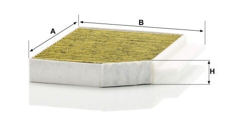 Mercedes C Serisi W205 C 200 EQ M264 Polen Filtresi | MANN FP26023/1