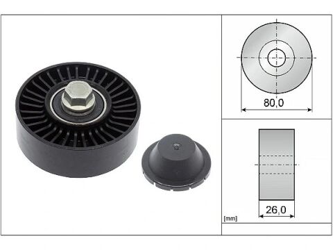 BMW 7 Serisi E65 730i V Kayış Gergi Rulmanı | INA 532 0512 10