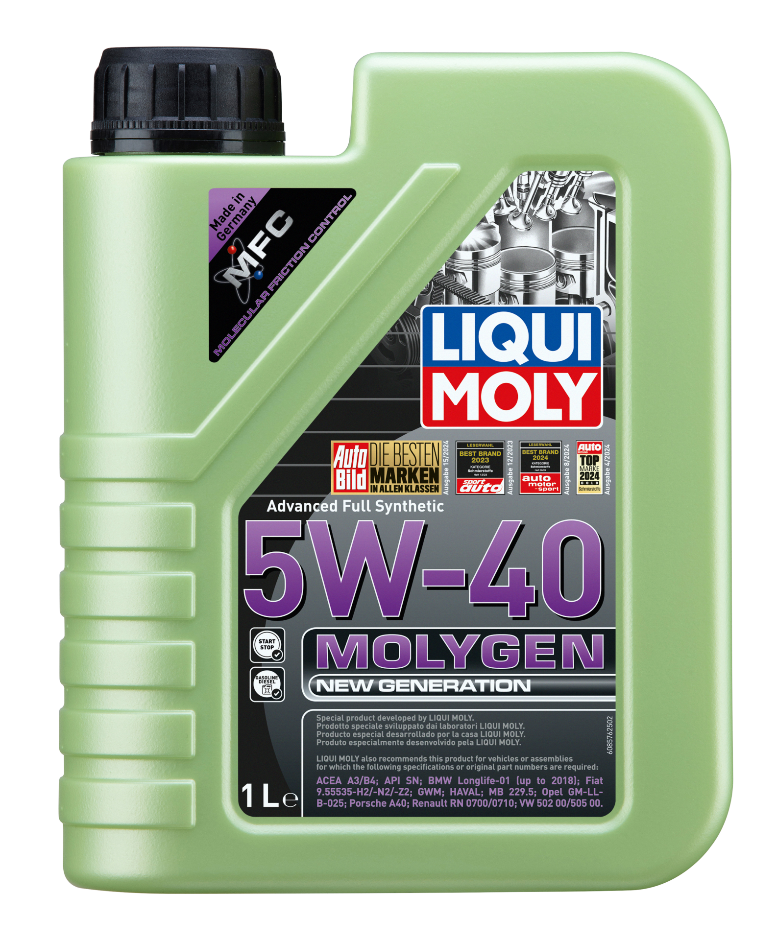 Liqui Moly Molygen New Generation 5W-40 (LQM-8576)