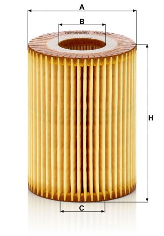 Mercedes GLK X204 GLK 320 CDI OM642 Yağ Filtresi | MANN HU821X