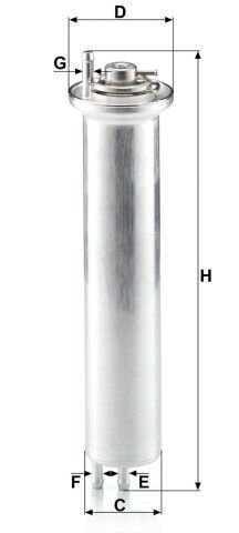 BMW X5 E53 3.0 M54 Yakıt Filtresi | MANN WK 532