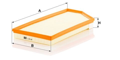 Mercedes C Serisi W205 C 200 d OM654 Hava Filtresi | MANN C45004