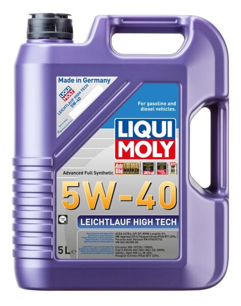 Liqui Moly Leichtlauf High Tech 5W40 Motor Yağı 5 Litre | LQM-2328