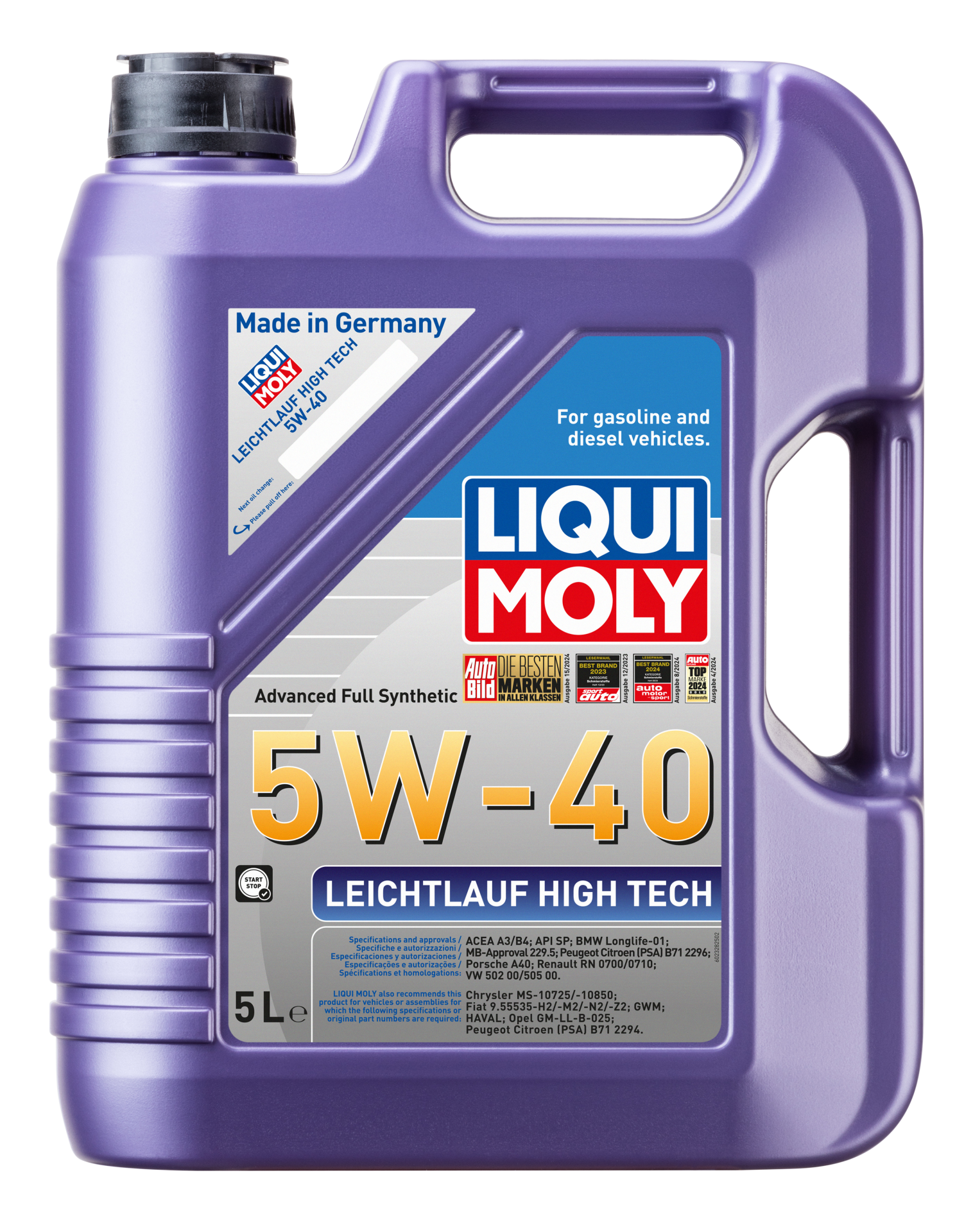 Liqui Moly Leichtlauf High Tech 5W-40 Motor Yağı (LQM-2328)