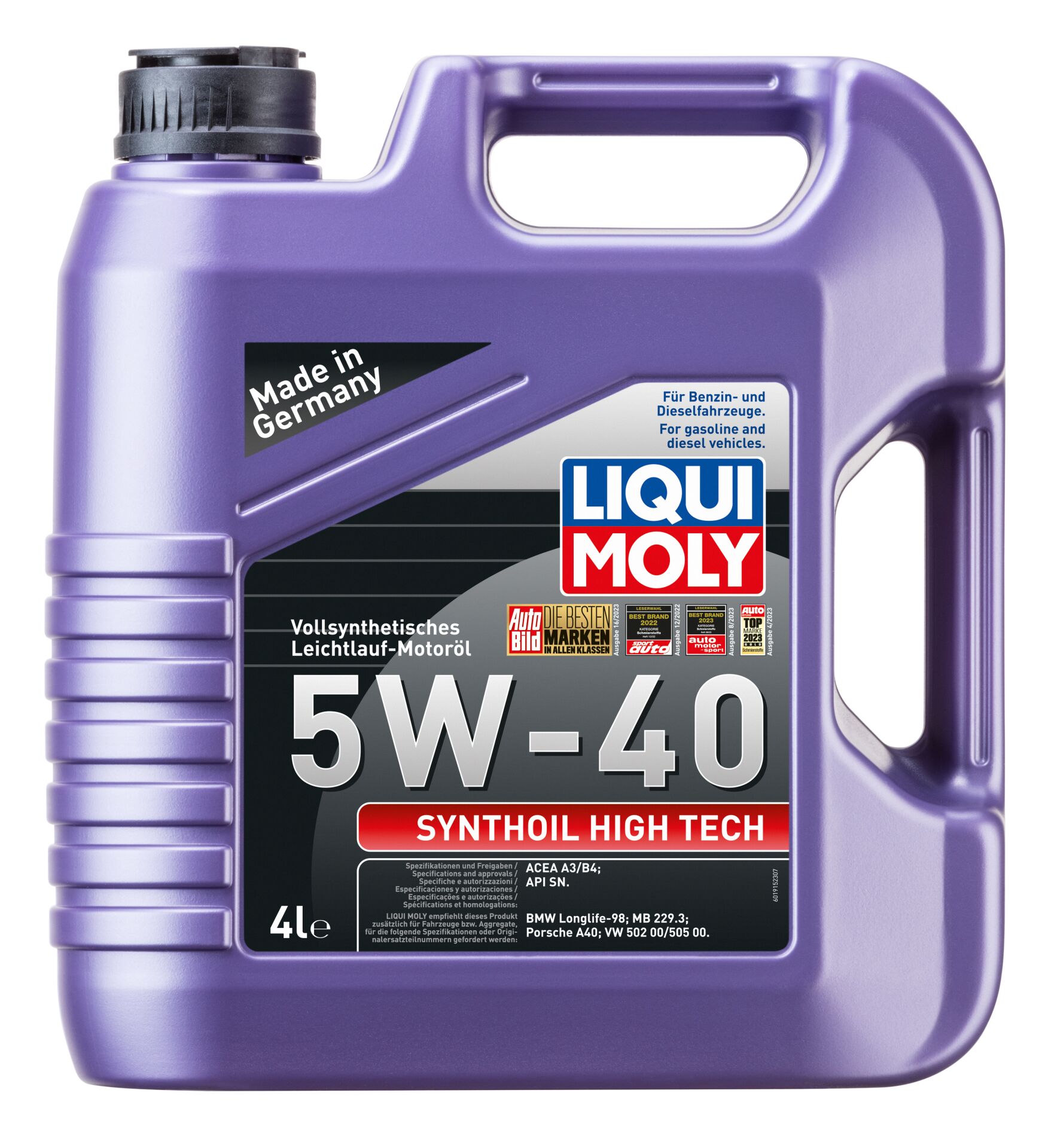 Liqui Moly Synthoil High Tech 5W-40 Motor Yağı (LQM-2194)