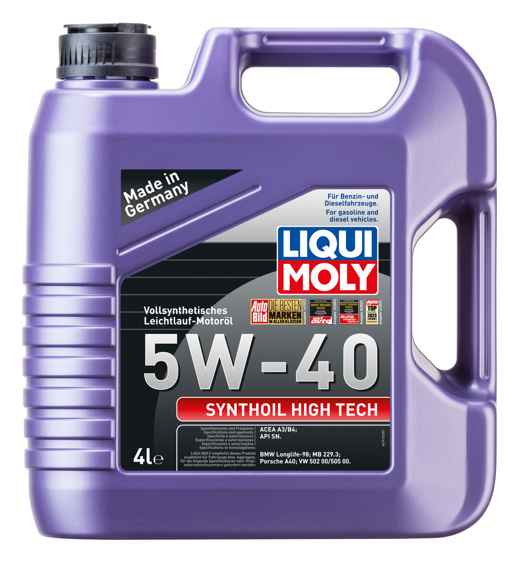 Liqui Moly Synthoil High Tech 5W-40 Motor Yağı (LQM-2194)