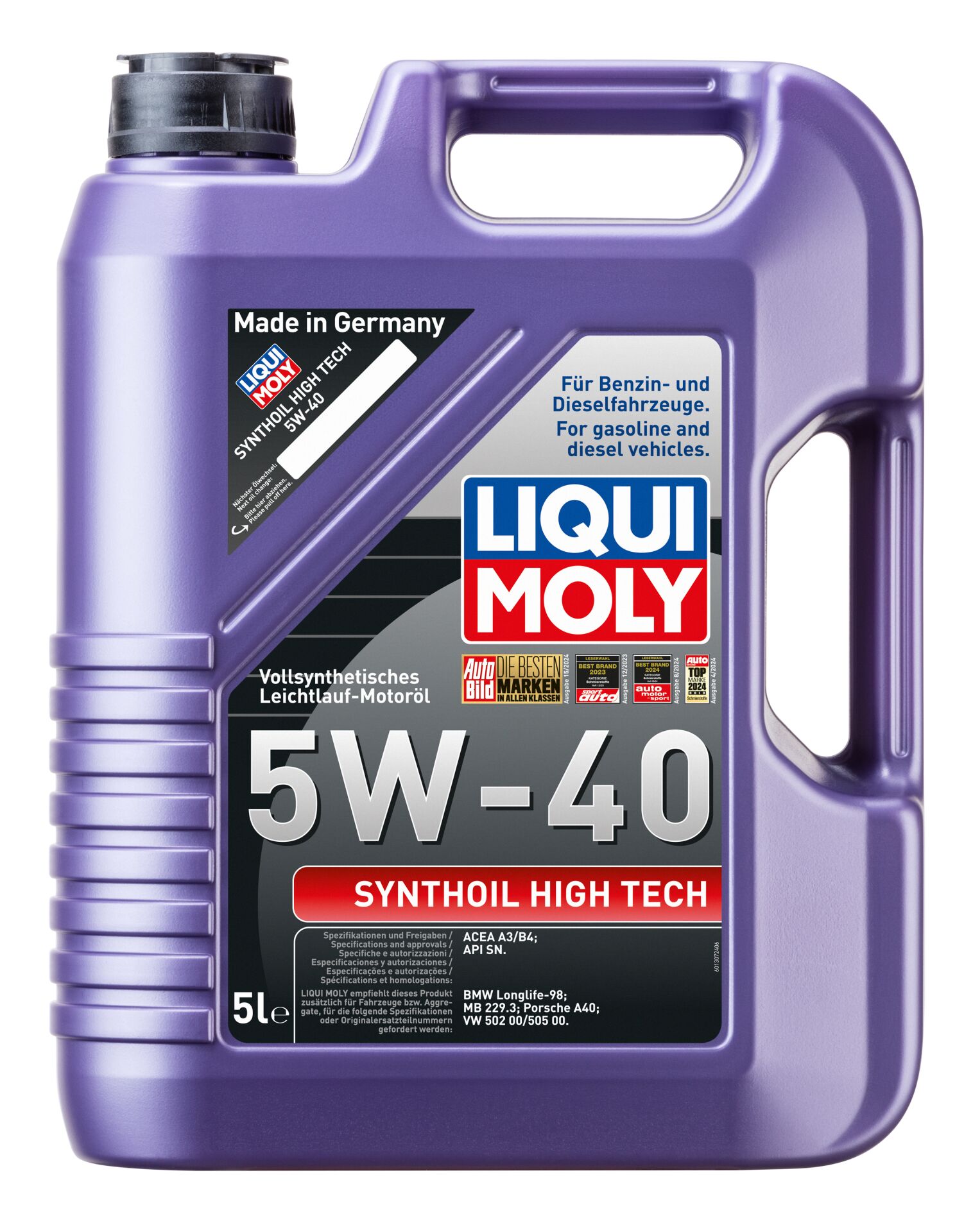 Liqui Moly Synthoil High Tech 5W-40 Motor Yağı (LQM-1856)