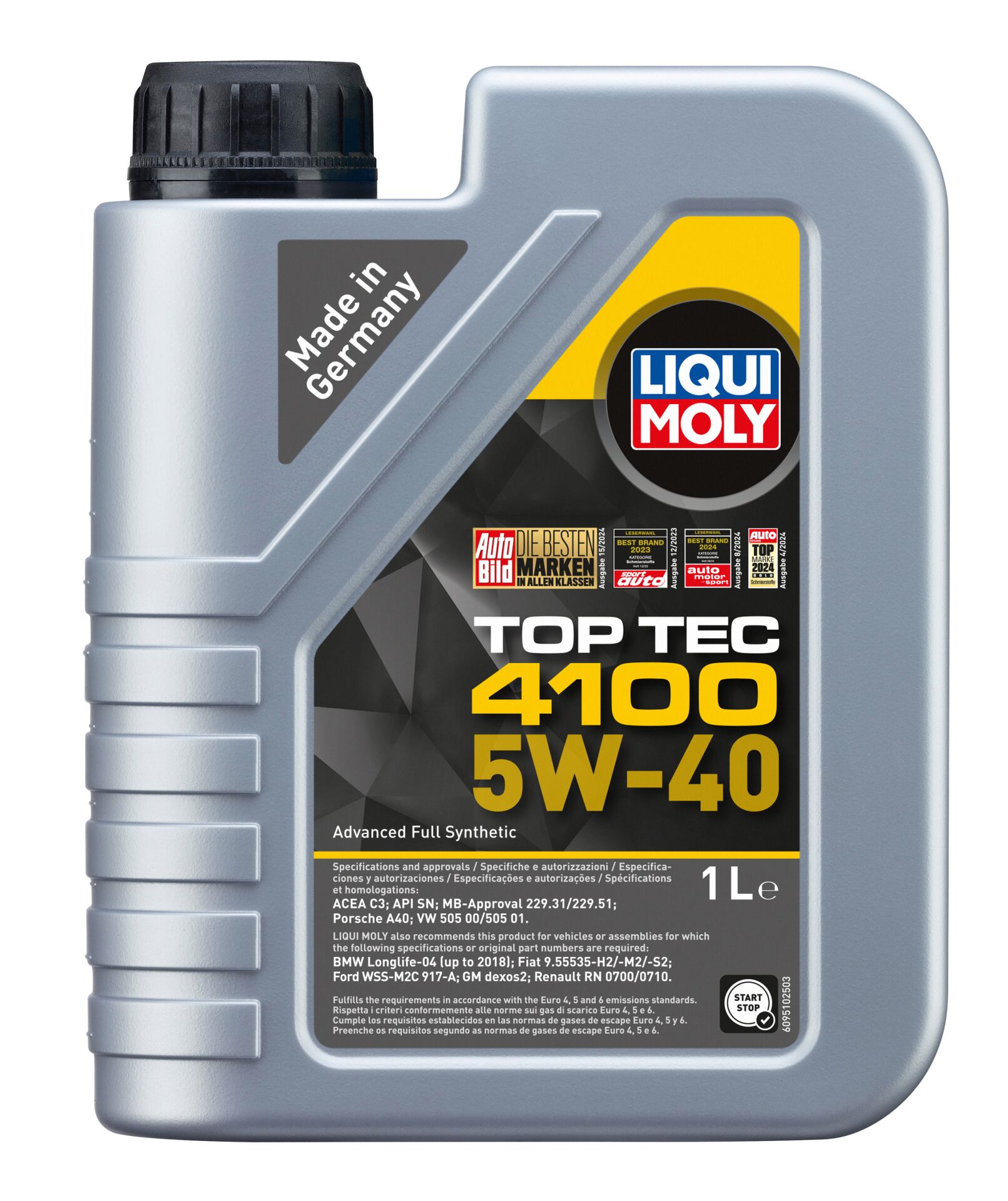 Liqui Moly Top Tec 4100 5W-40 Motor Yağı (LQM-9510)