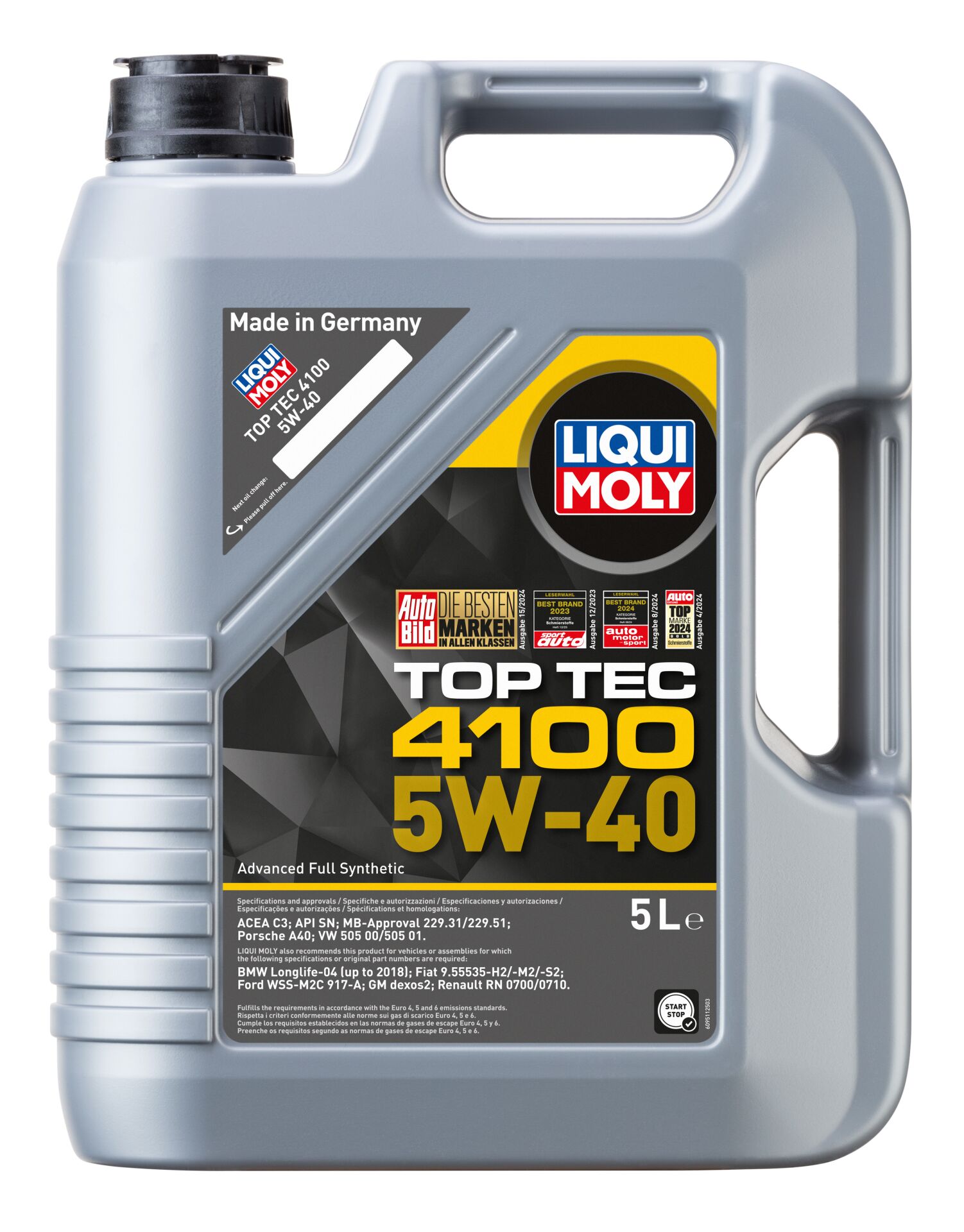 Liqui Moly Top Tec 4100 5W-40 Motor Yağı (LQM-9511)
