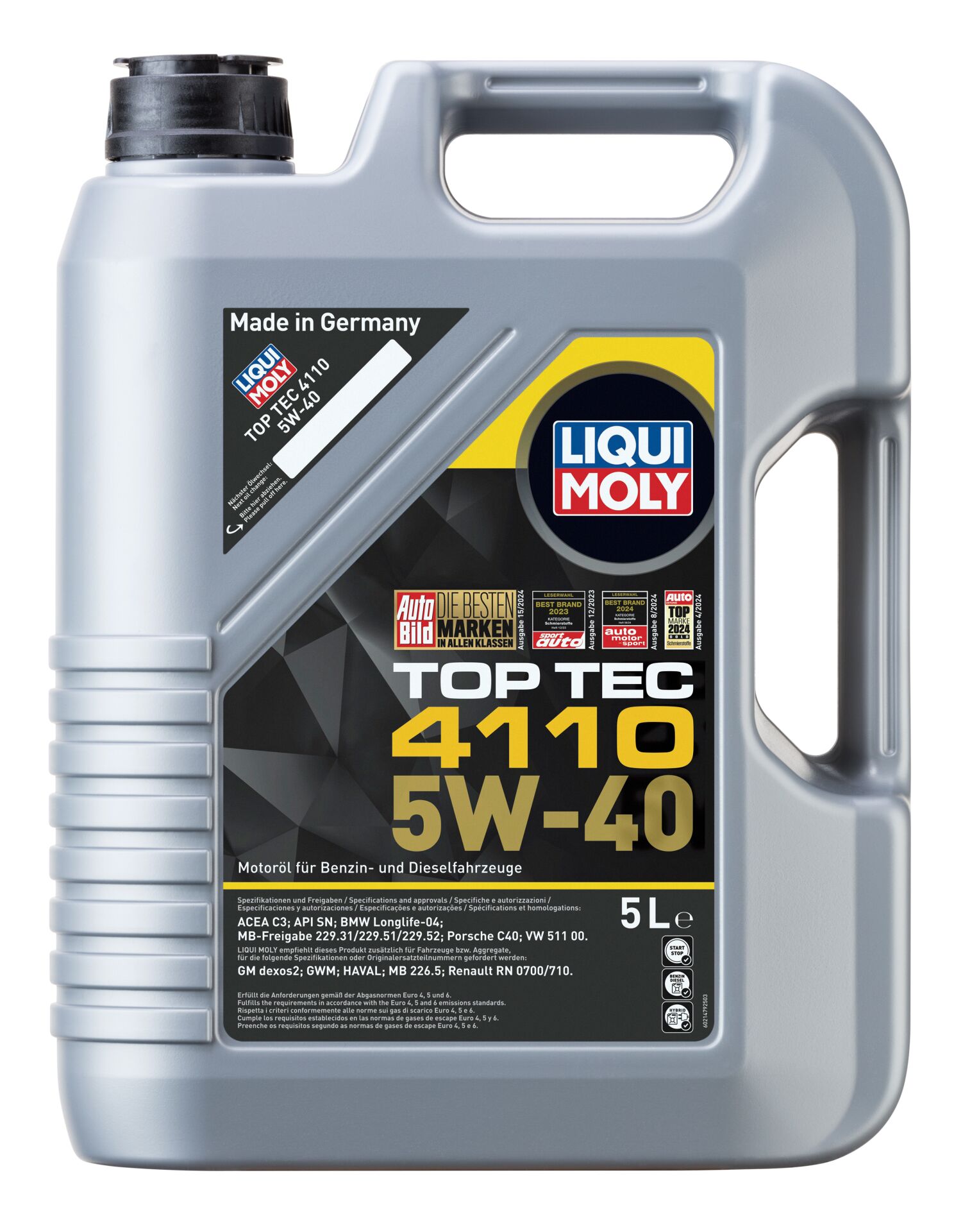 Liqui Moly TopTec 4110 5W-40 Motor Yağı (LQM-21479)