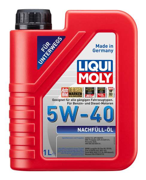 Liqui Moly Top-Up Oil 5W-40 | Dolum Yağı (LQM-1305)