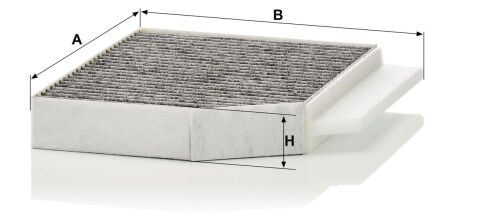 Mercedes C Serisi W205 C 200 d OM654 Polen Filtresi | MANN CUK26023