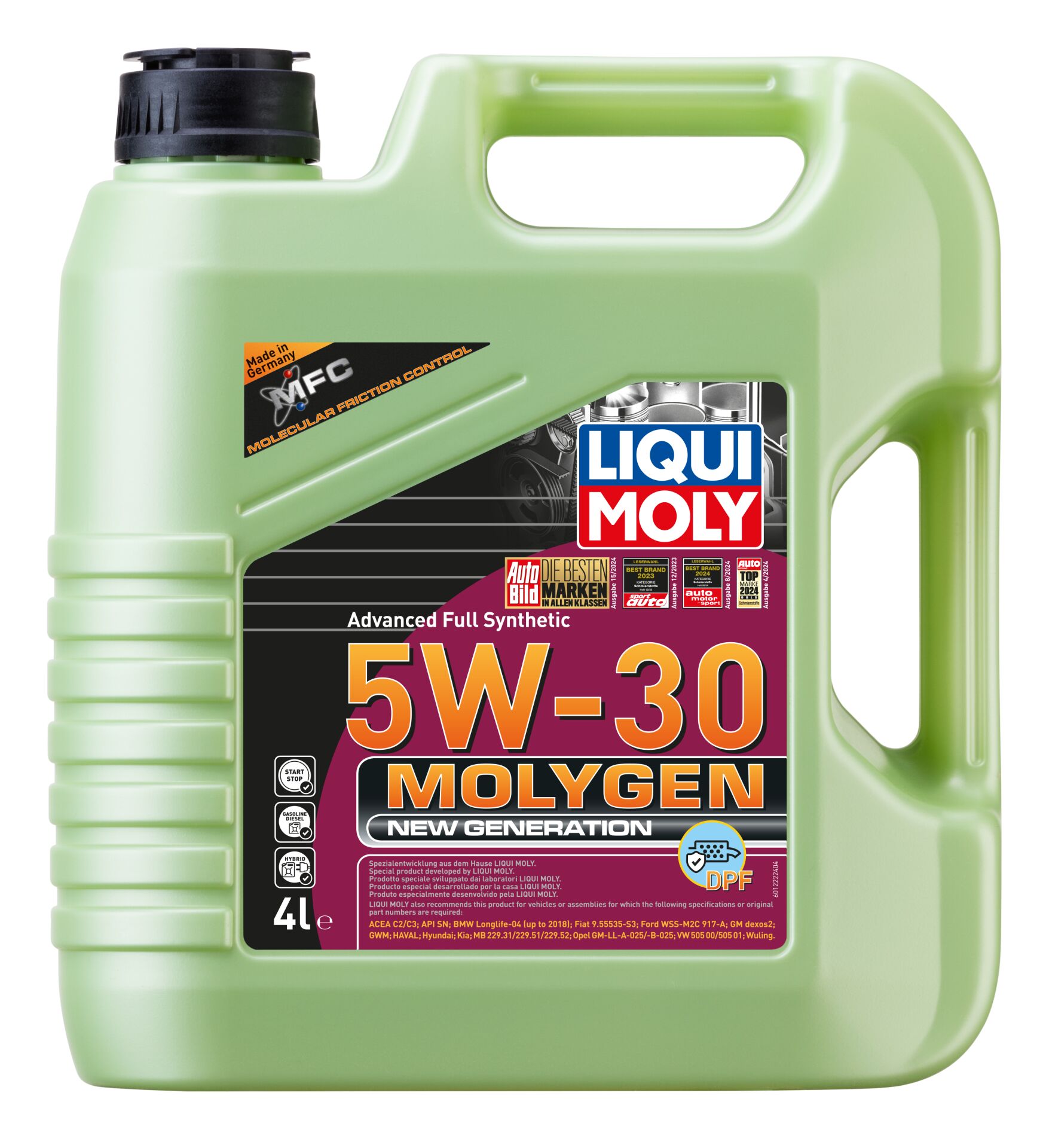 Liqui Moly Molygen New Generation DPF 5W-30 (LQM-21225)