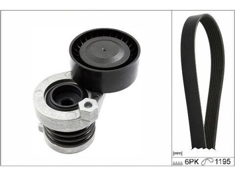 Mercedes A Serisi W177 A 180 d V Kayış Seti | INA 529 0339 10