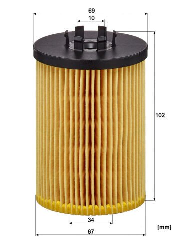 BMW X5 E53 4.4 i N62 Yağ Filtresi | MANN HU 715/5X