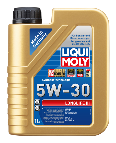 Liqui Moly Longlife III Volkswagen Motor Yağı 5W-30 (LQM-20820)