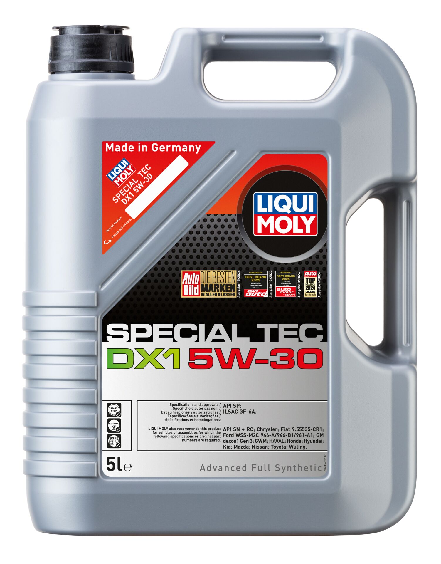 Liqui Moly Special Tec DX1 5W30 Motor Yağı 5 Litre | LQM-20969