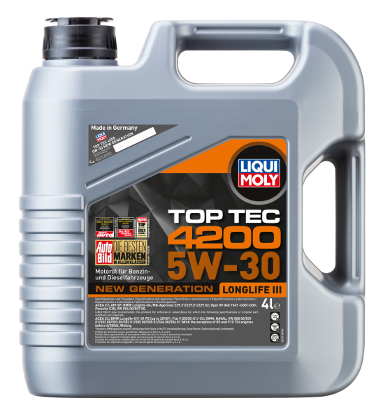 Liqui Moly Top Tec 4200 5W-30 Motor Yağı (LQM-3715)