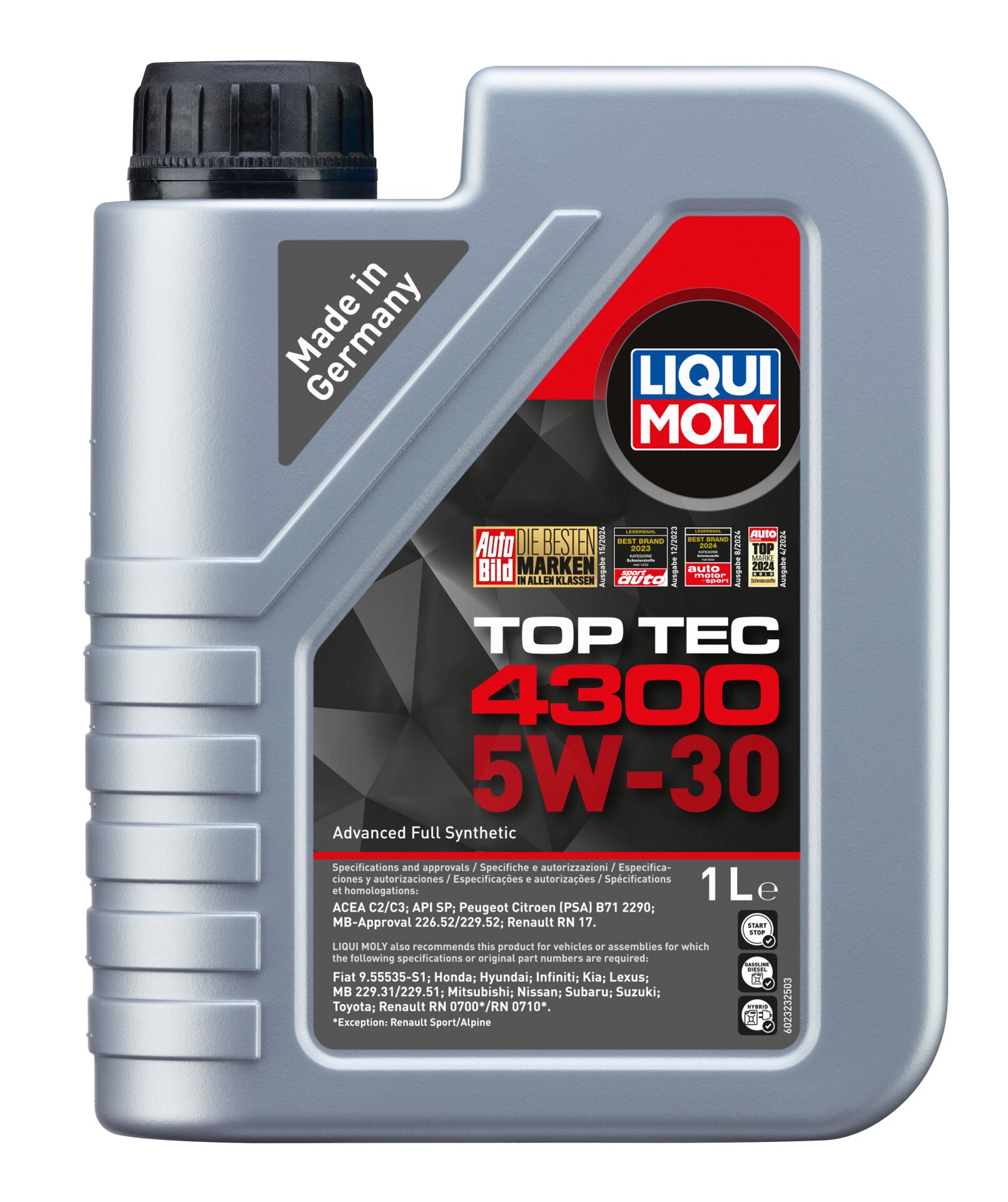 Liqui Moly Top Tec 4300 5W-30 Motor Yağı (LQM-2323)