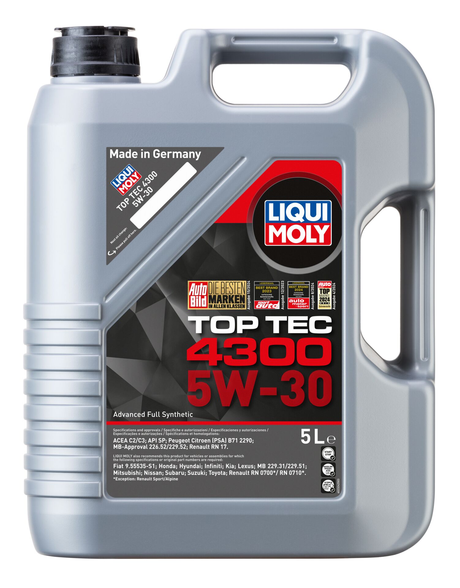 Liqui Moly Top Tec 4300 5W-30 Motor Yağı (LQM-2324)