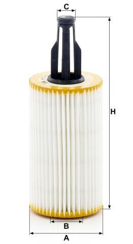 Mercedes GLK X204 GLK 350 CGI BlueEFFICIENCY M276 Yağ Filtresi | MANN HU7025Z