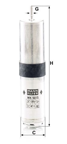 BMW X1 Serisi F48 16d B37 Yakıt Filtresi | MANN WK 5015Z