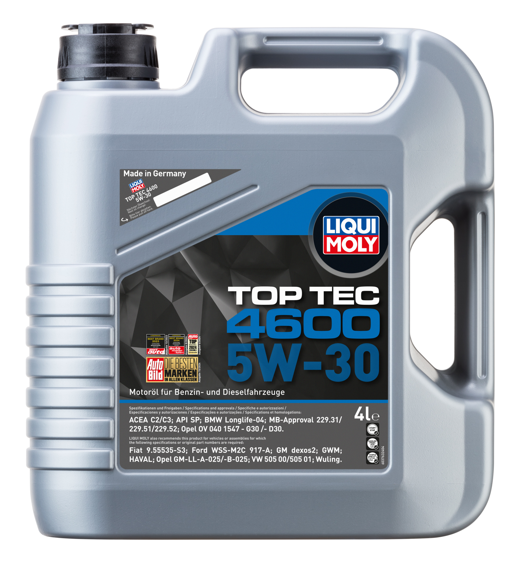 Liqui Moly Top Tec 4600 Dexos2 5W-30 Motor Yağı (LQM-3763)